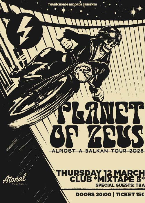 PLANET OF ZEUS Live in Sofia/Threechords