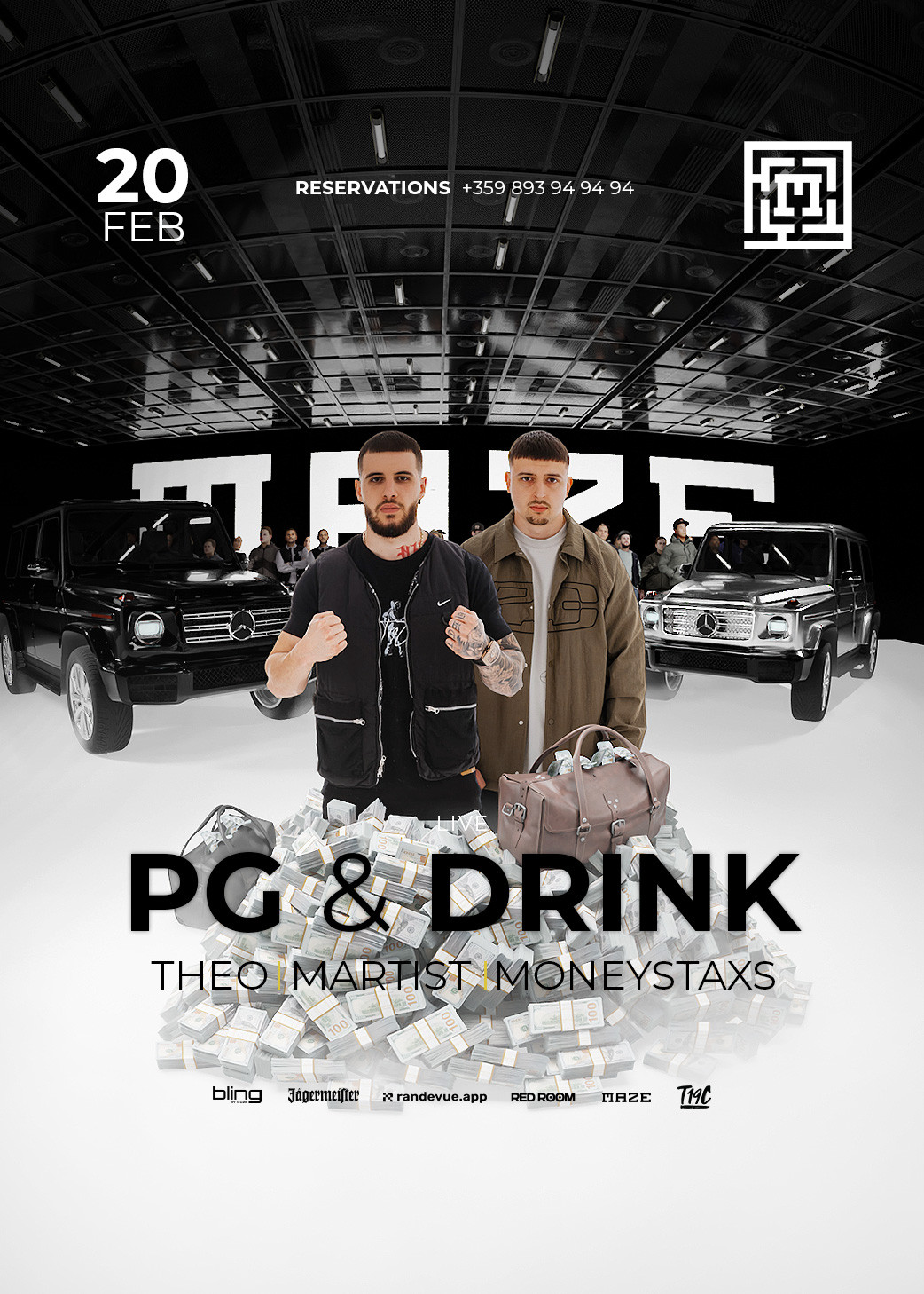 PG & DRINK @ MAZE Club