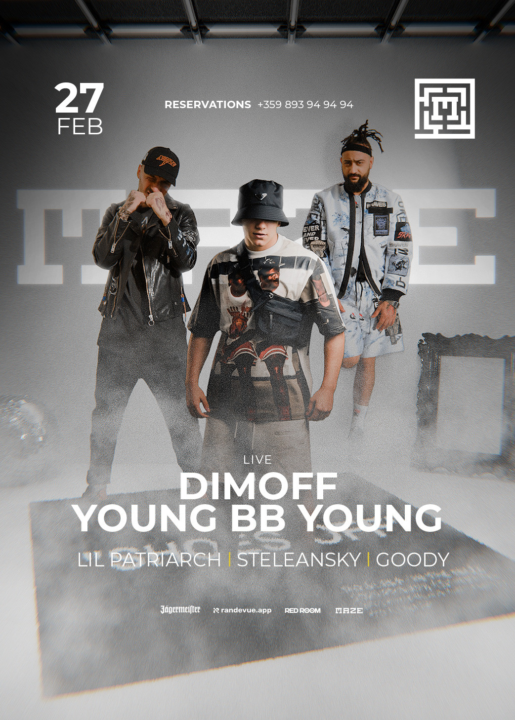 DIMOFF Ft YOUNG BB YOUNG LIVE @ MAZE