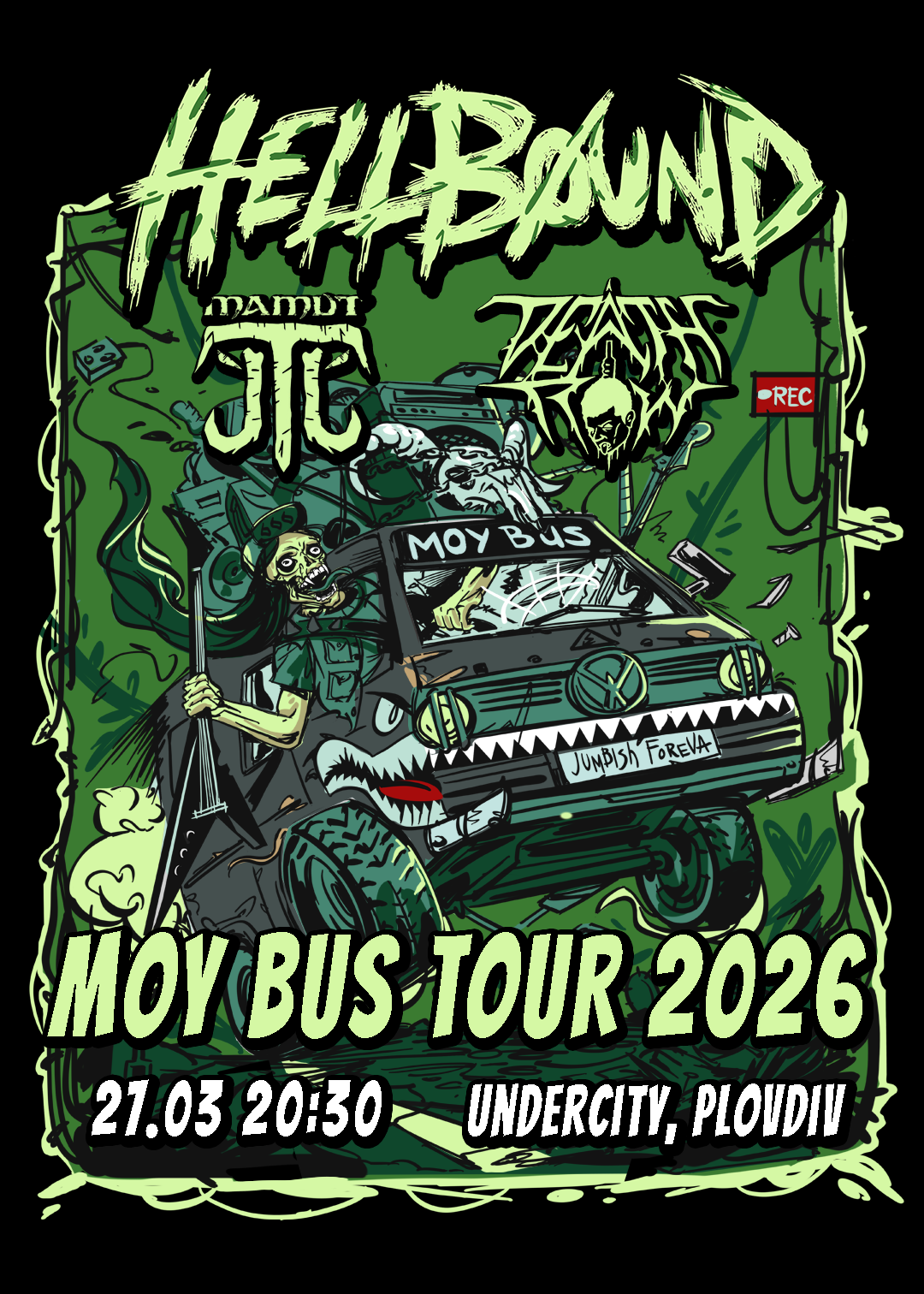 MOY BUS TOUR 2026 Plovdiv | Hellbøund, Mamut, Deathrow