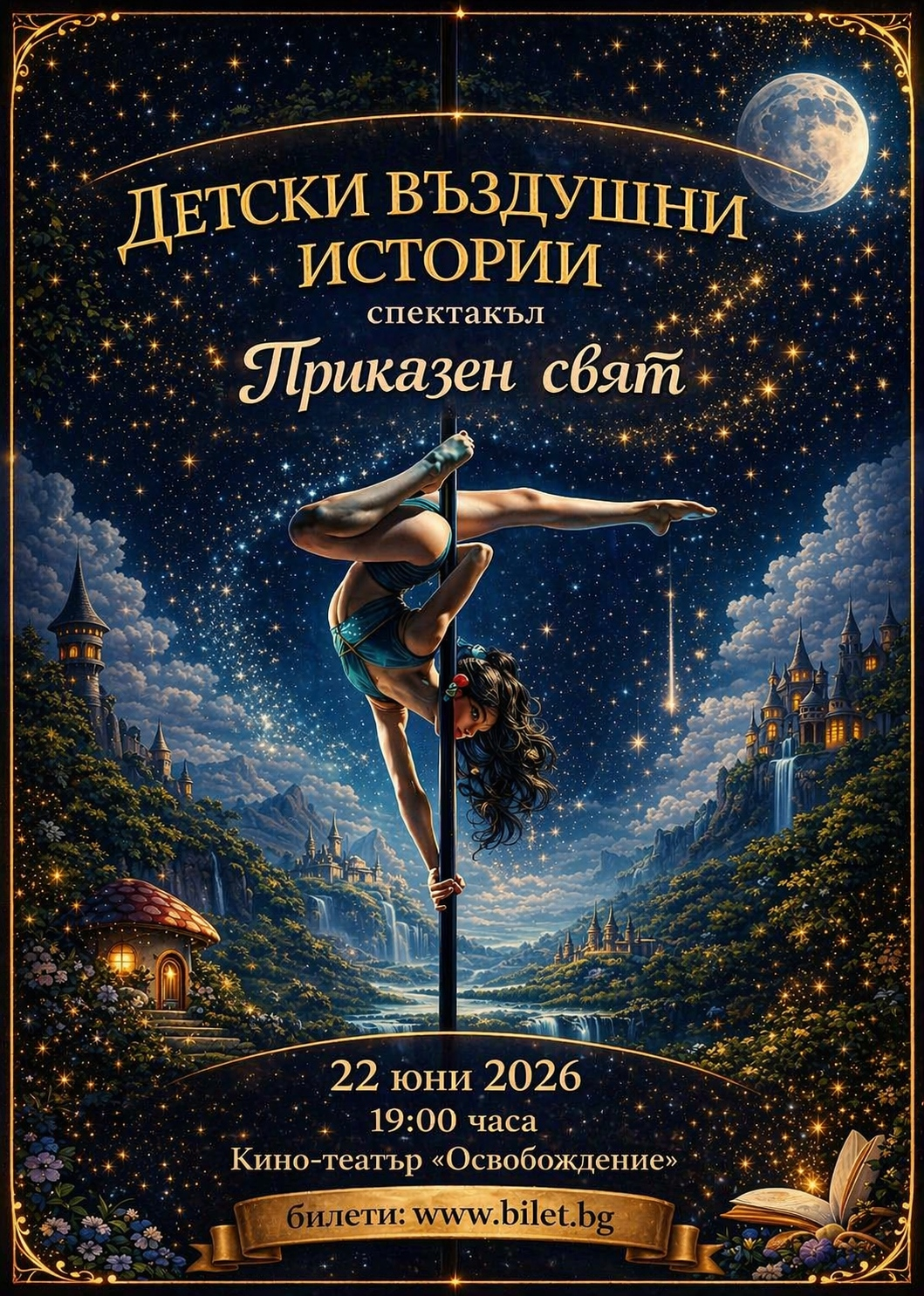 "Детски въздушни истории" спектакъл на Пол Денс България