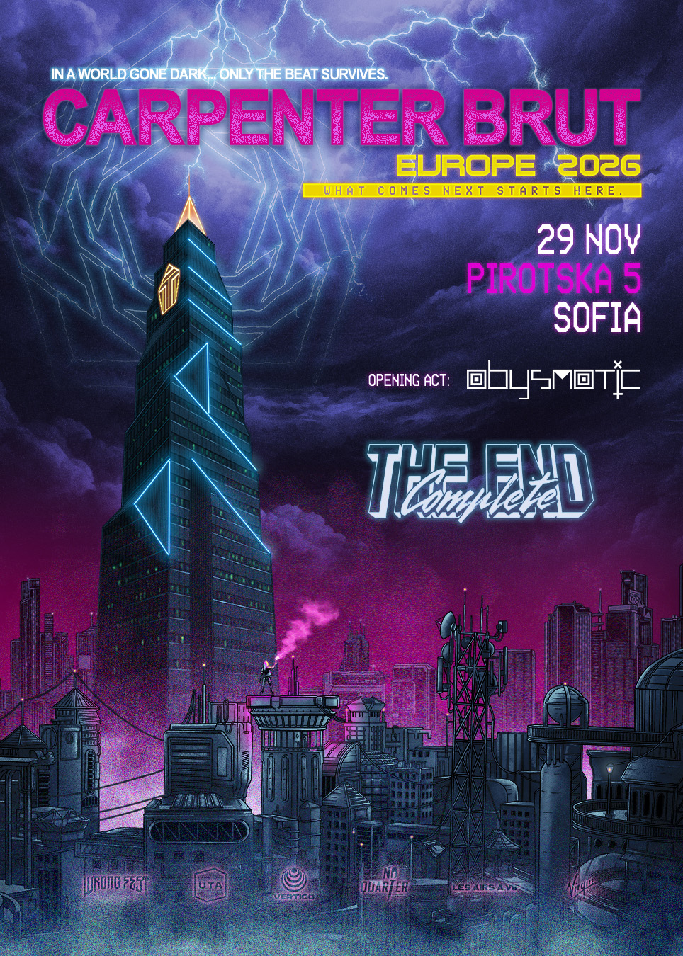 CARPENTER BRUT live in SOFIA | 29.11