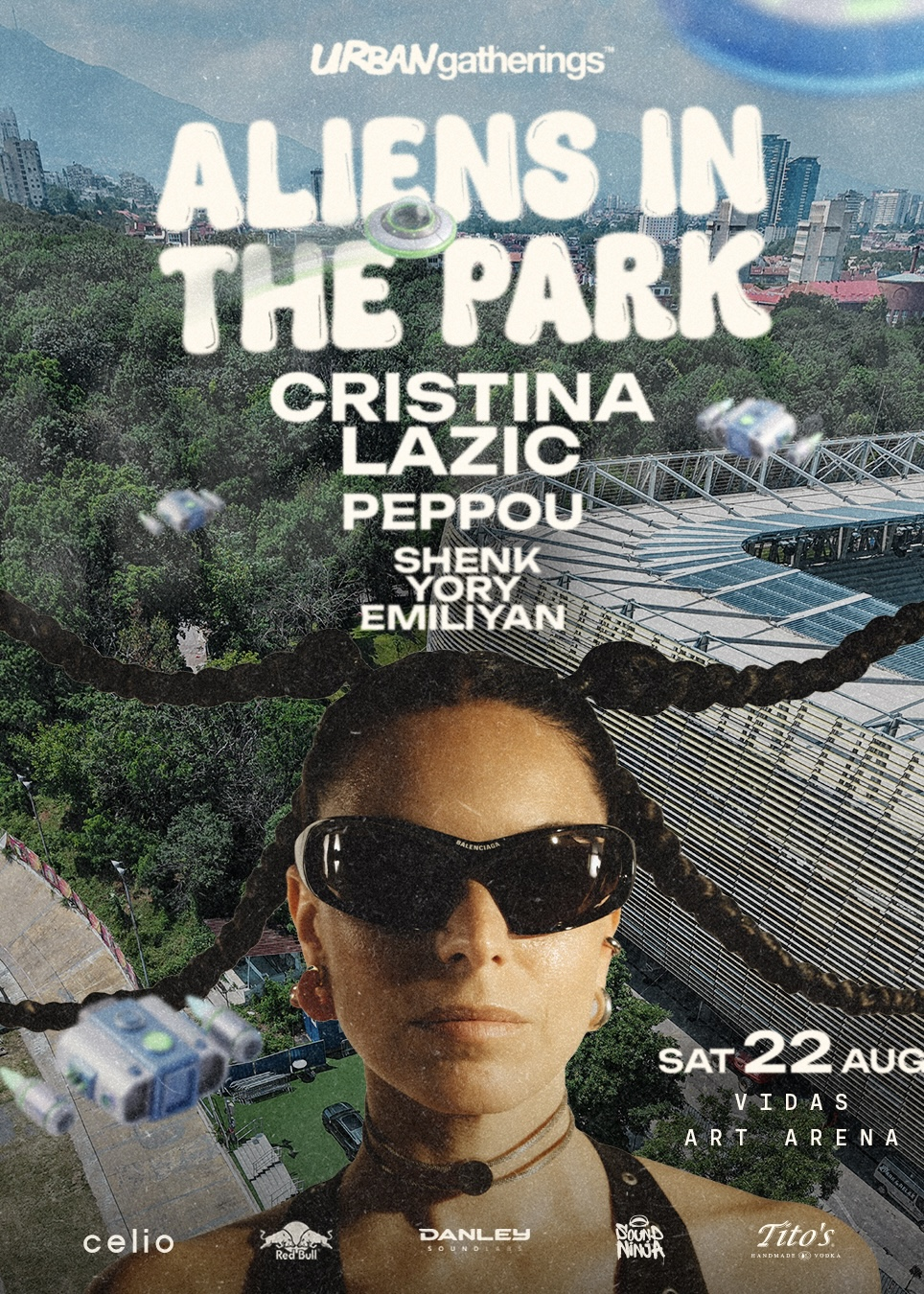 Aliens in the Park vol.2 with Cristina Lazic at Vidas Art Arena