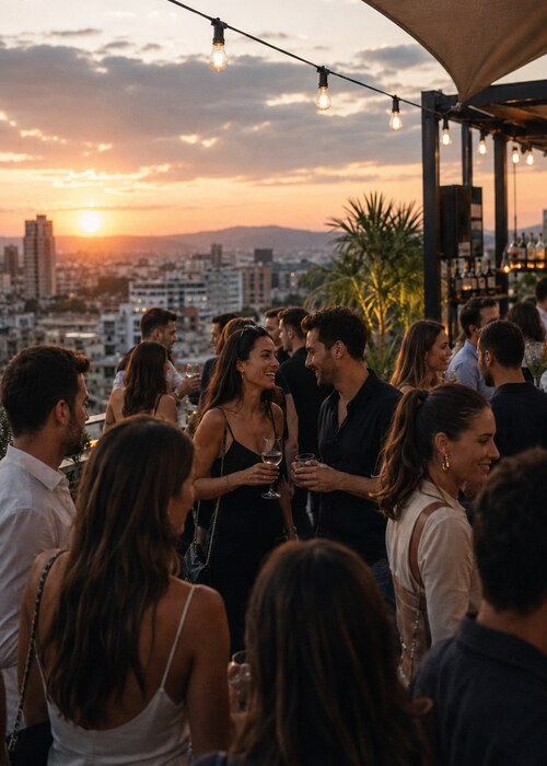 Last Rooftop Date Night of the Summer 🌅