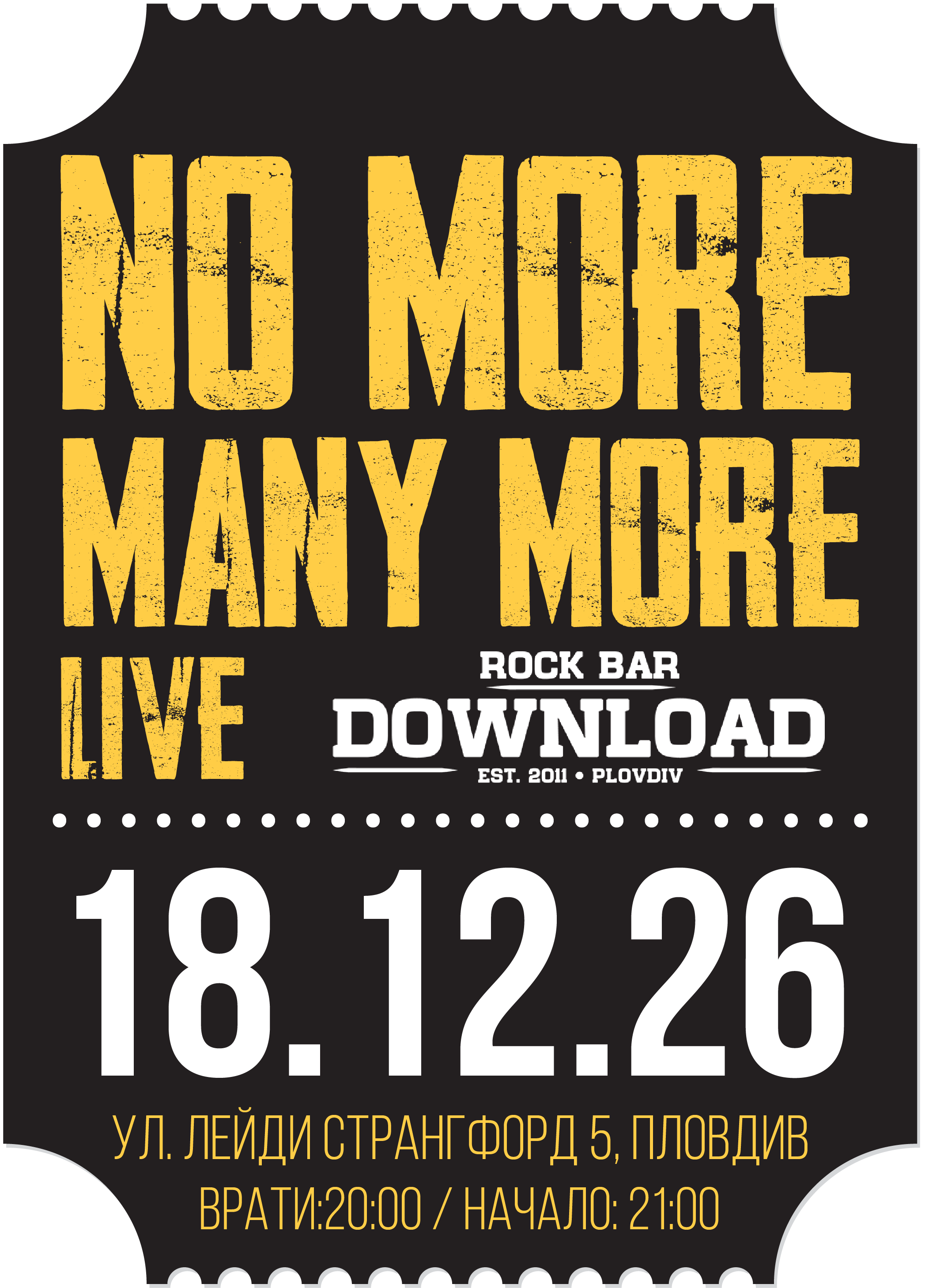 No More Many More live at Rock Bar Download
